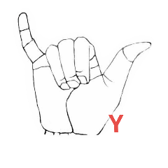 [LINEスタンプ] Sign Language by fingers part 3