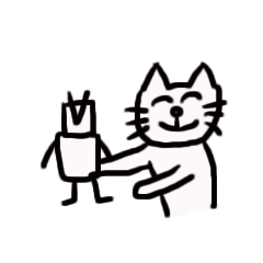 [LINEスタンプ] Cat who loves toys