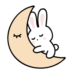 [LINEスタンプ] A cute little rabbit