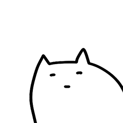 [LINEスタンプ] Quiet cat myomi