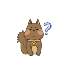 [LINEスタンプ] Chubby baby squirrel